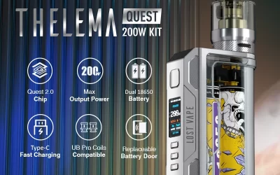 LOST VAPE THELEMA QUEST 200W KIT LAUNCHING