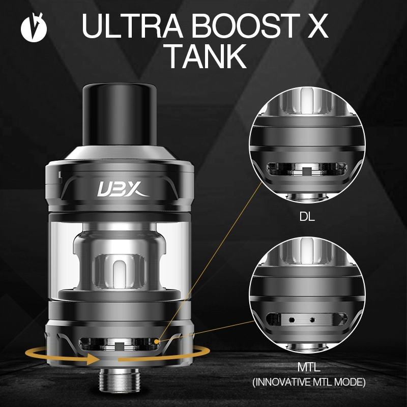 Lost Vape Back To Basic E-Zigaretten Set – 100W Box Mod Mit UBX Verdampfer 2-4 Ml, Ohne Akku