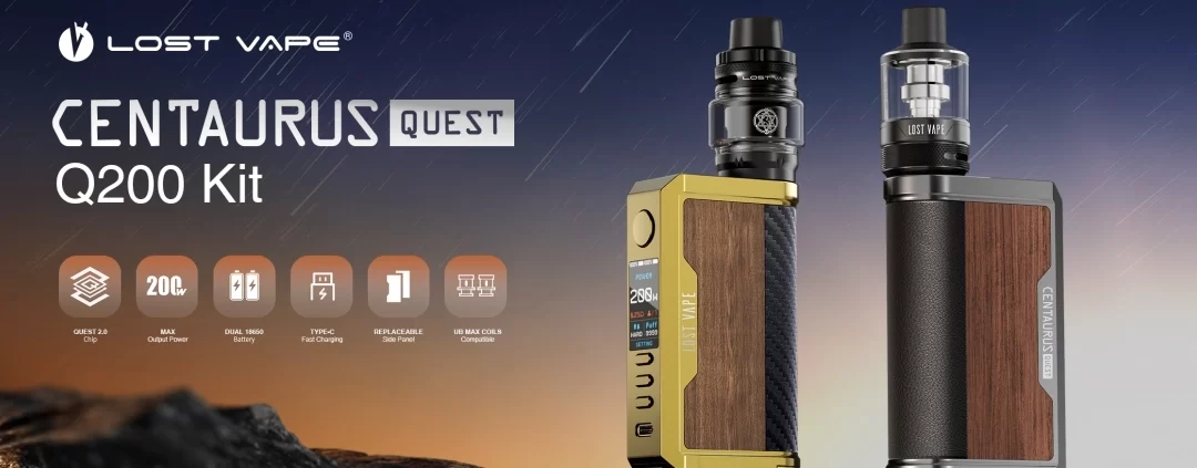 Lostvape Centaurus Q200 Kit Review: Comes With Huge Battery Of 18650 mah